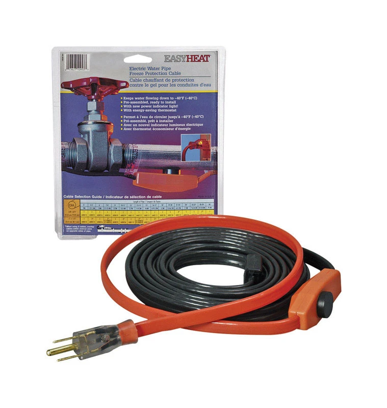 3 Ft. 120v Automatic Pipe Heating Cable With Thermostat