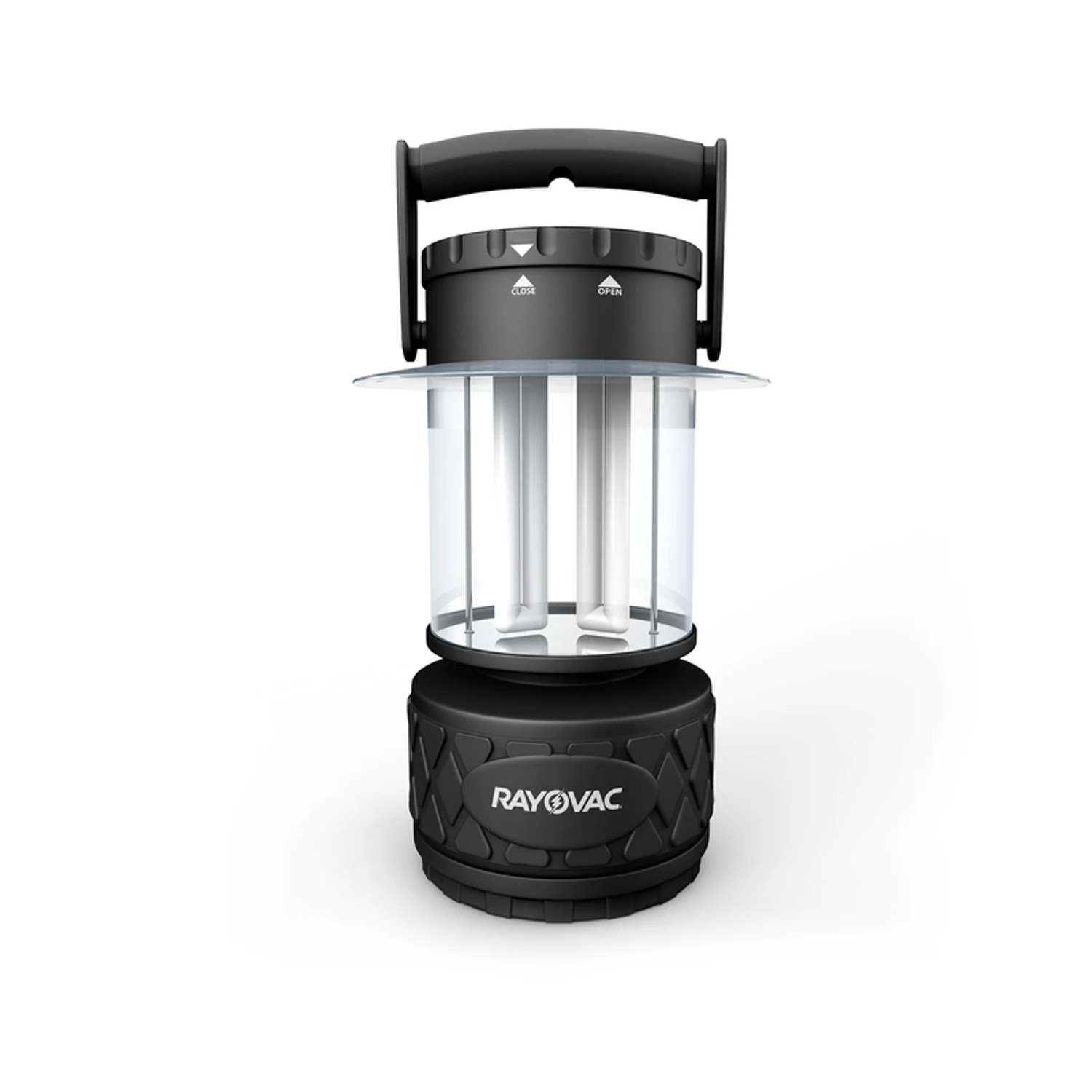 Sportsman 8d Fluorescent Black Battery Lantern - 300 Lumens, 3 Modes