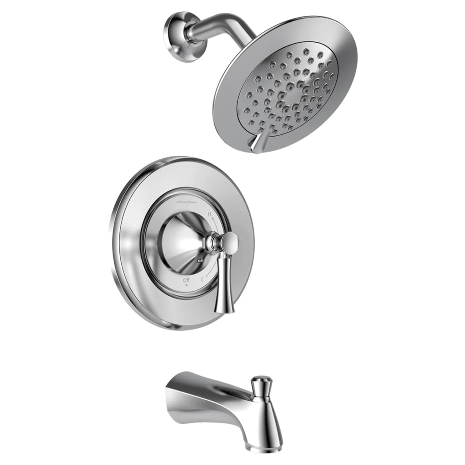 Chancellor Chrome Single-handle Lever Tub & Shower Faucet 7022502.002