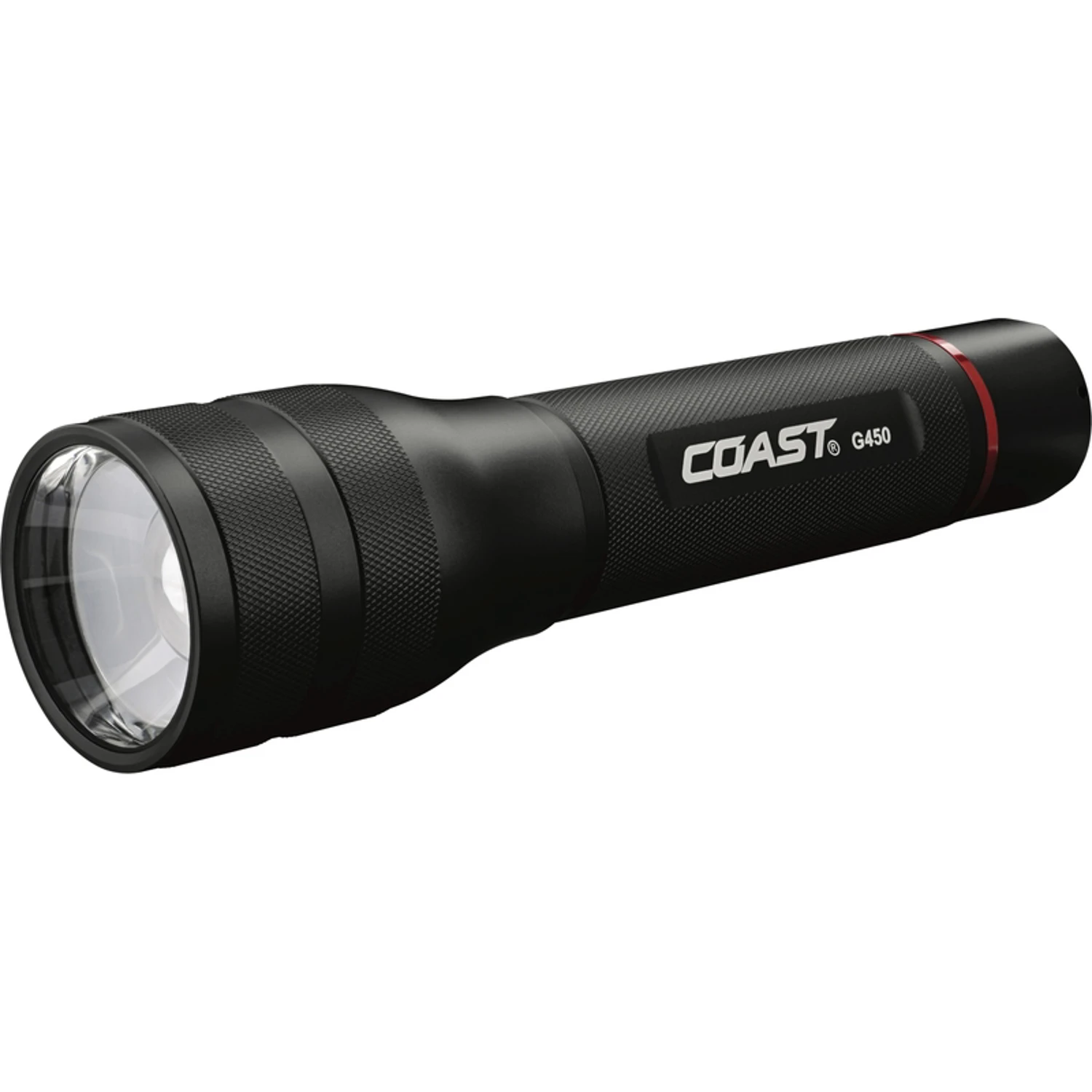 G450 1400 Lumen Black Led Flashlight With Aa Battery Compatibility