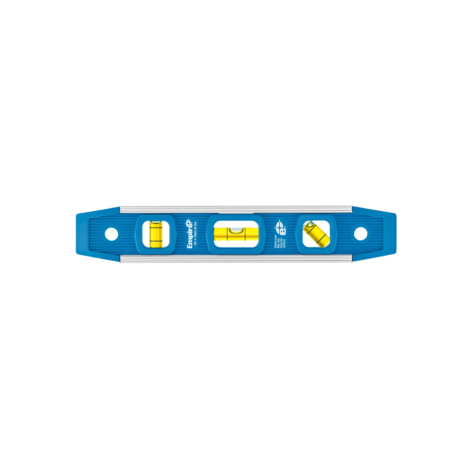 9 Inch Aluminum Magnetic Torpedo Level With 3 Vials - Model 581-9