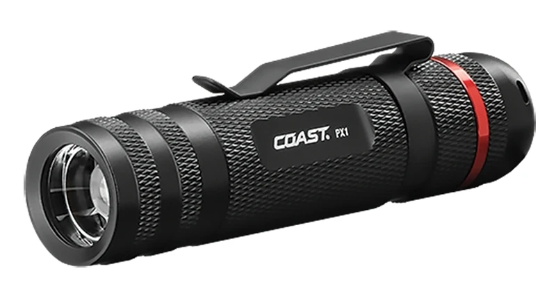 Px1 480 Lumens Black Led Flashlight With Aaa Battery