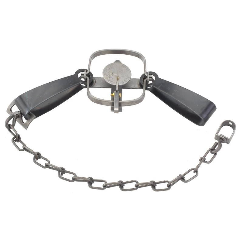 #11 Long Spring Animal Trap For Raccoons, Mink & Muskrat, 4 In. Jaw Spread
