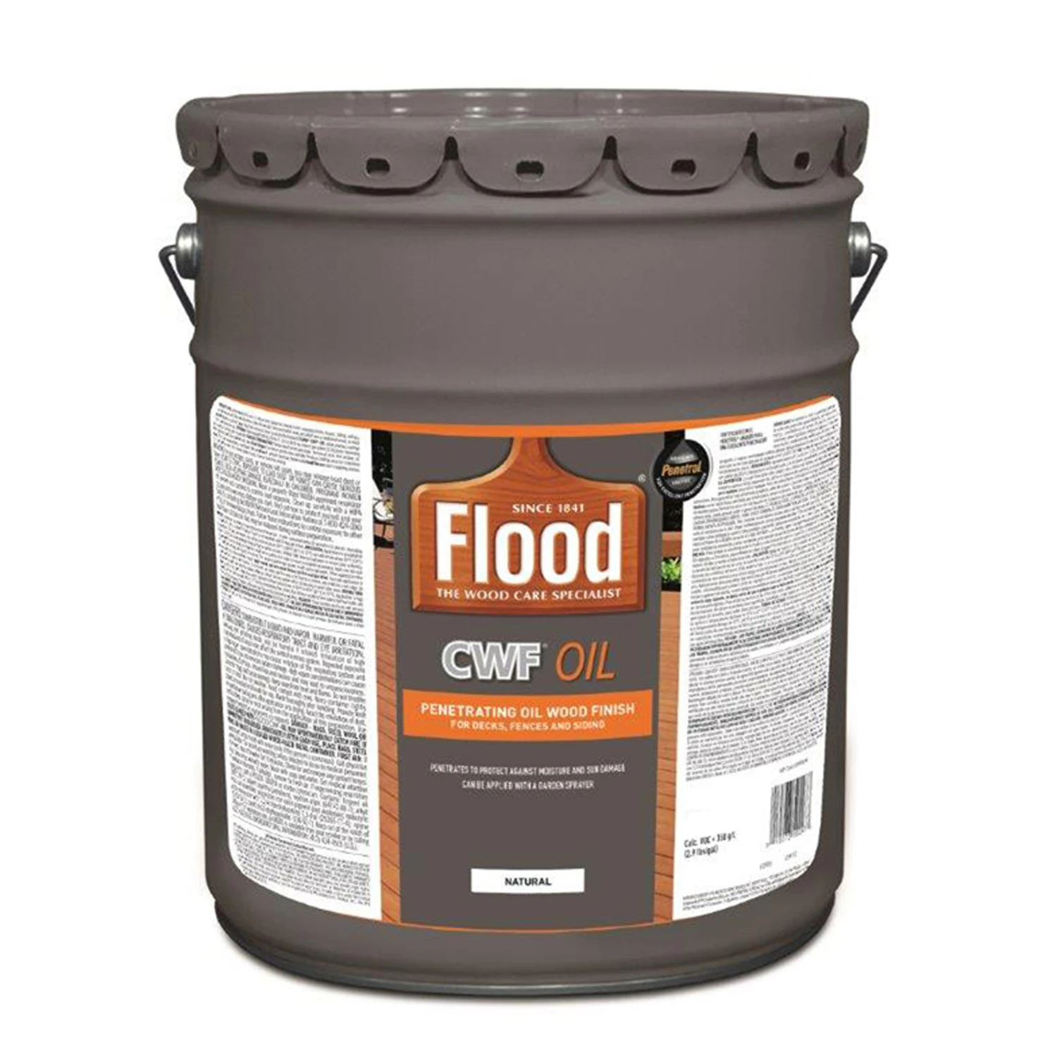 Cwf Penetrating Alkyd/oil Natural Wood Finish, Natural, 5 Gallon Container