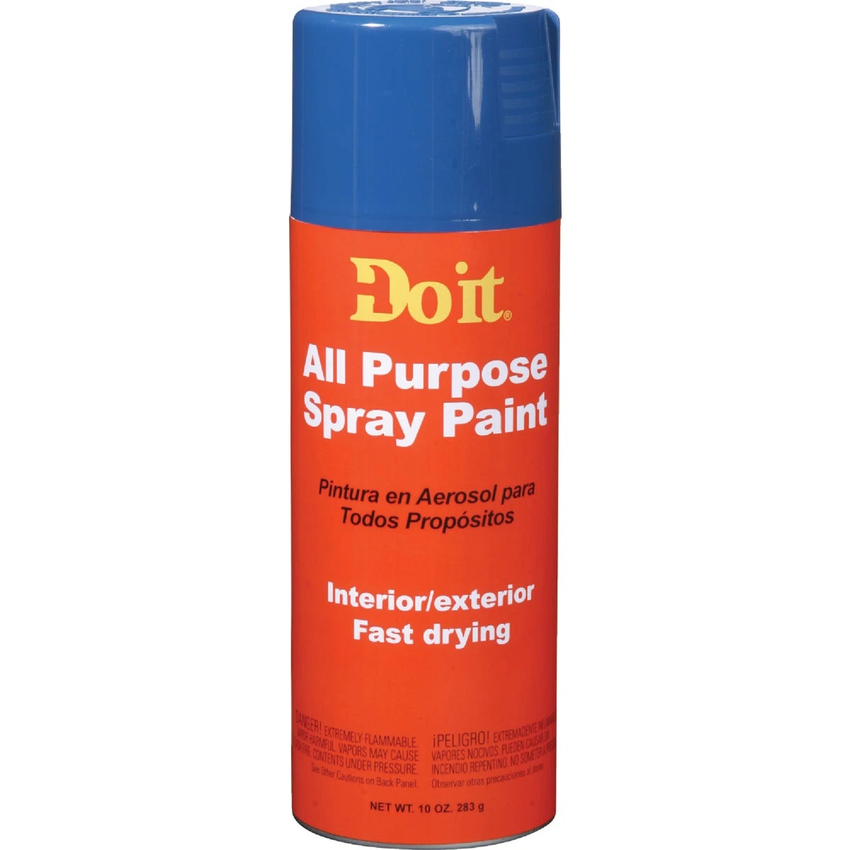 10 Oz. Gloss Blue All Purpose Spray Paint - Fast Drying, Multipurpose