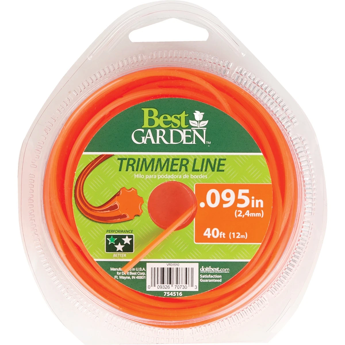 BEST GARDEN TRIM LINE .095" 40'