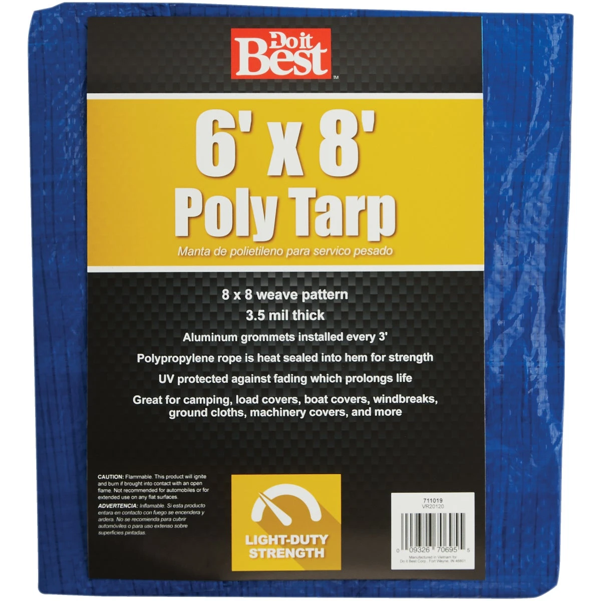 6X8 BLUE AP TARP