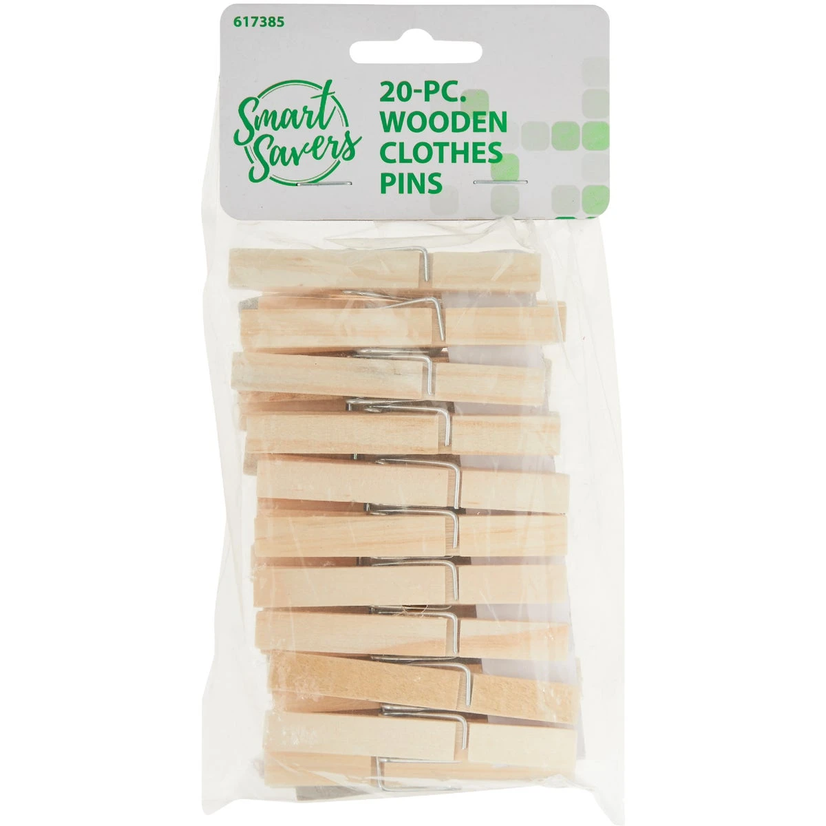 CLOTHESPINS WOOD 20PK SMART SAV