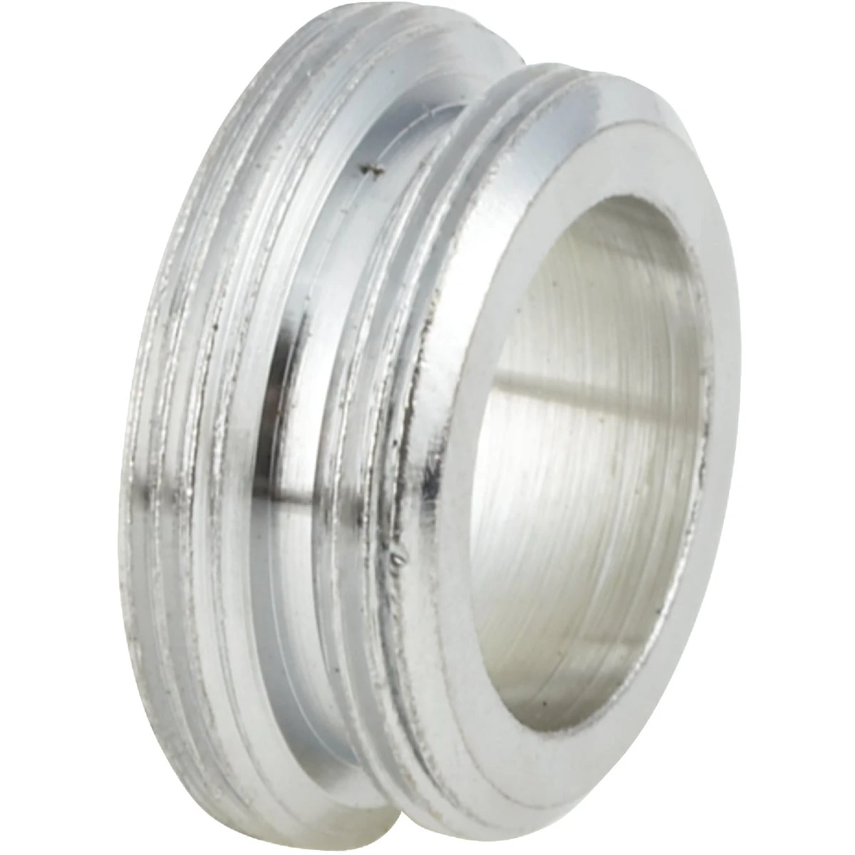 15/16"-27 Female To 55/64"-27 Male Chrome Aerator Faucet Adapter