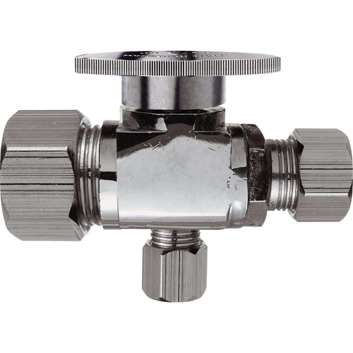5/8 In. Od X 3/8 In. Od X 1/4 In. Od Quarter Turn Angle Valve