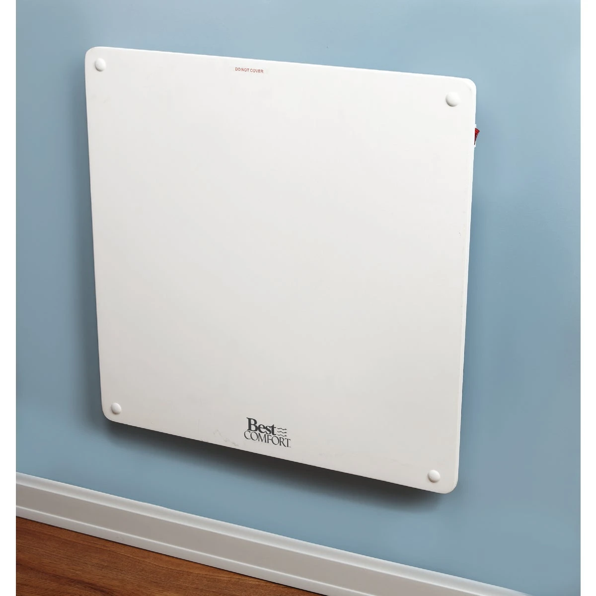 400w 120v Wall Mounted Electric Panel Heater Ph08h - White