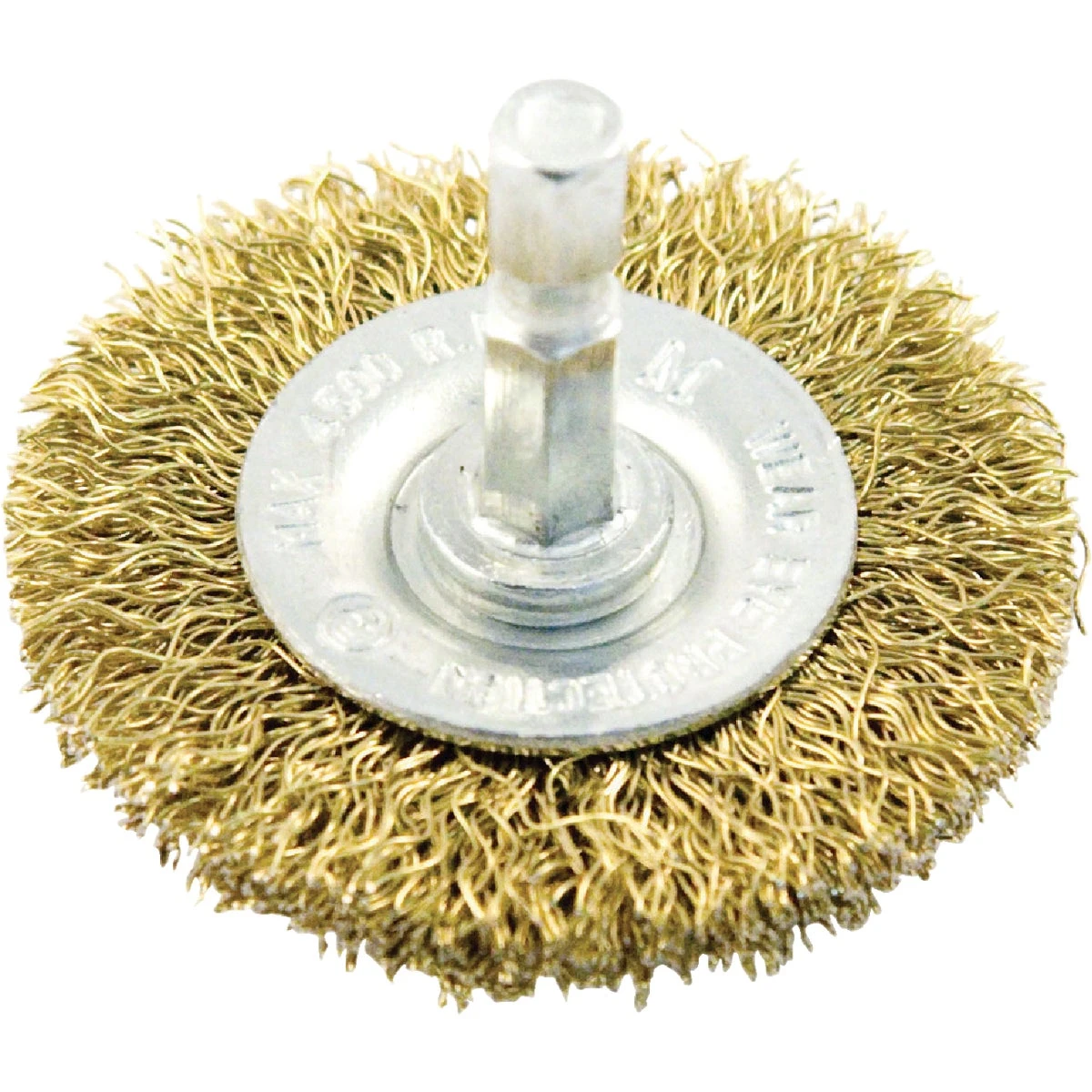 3 Inch Mounted Coarse Drill-mounted Wire Wheel With Quick-change Hex Shank