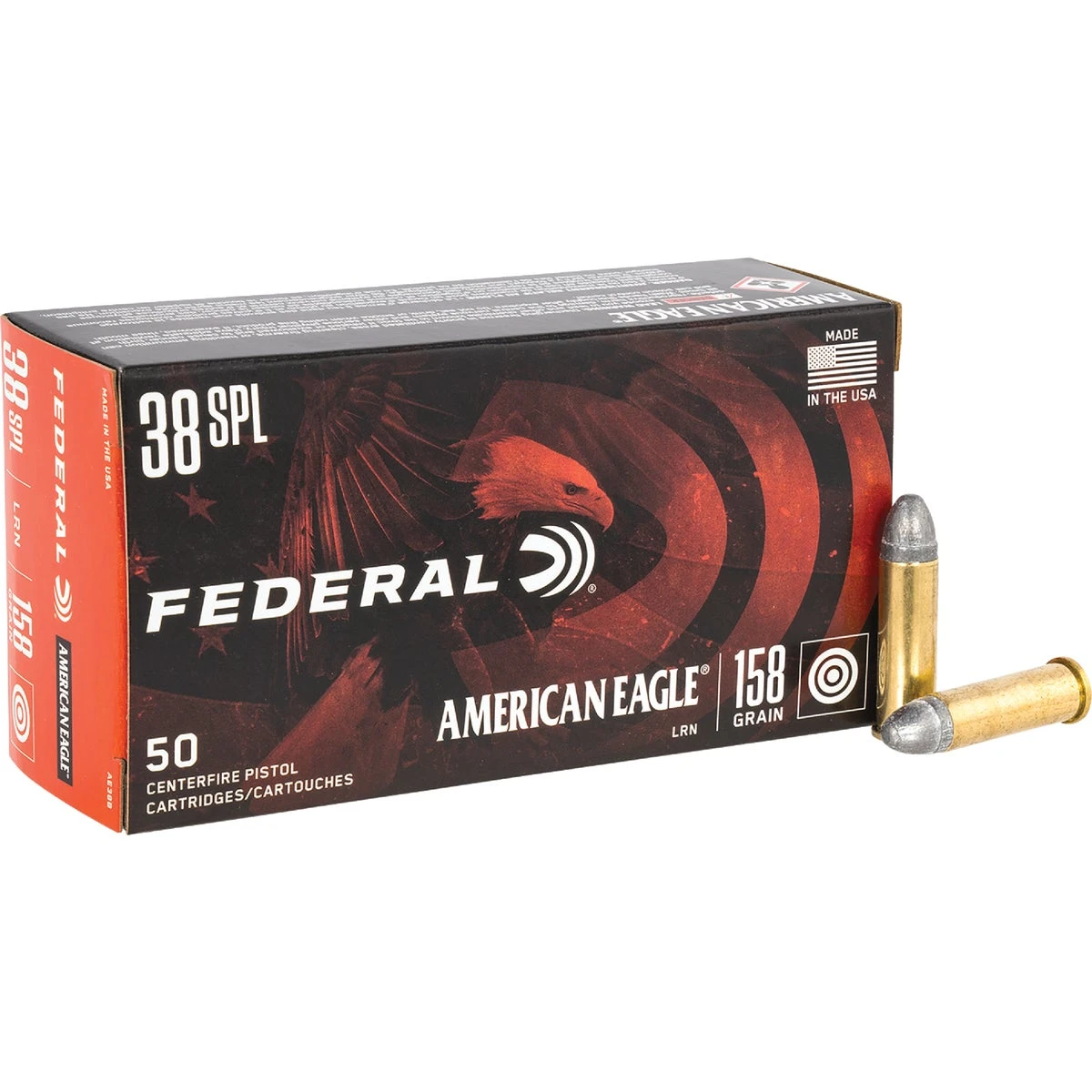 .38 Special 158 Grain Lrn Centerfire Ammunition - 50 Rounds