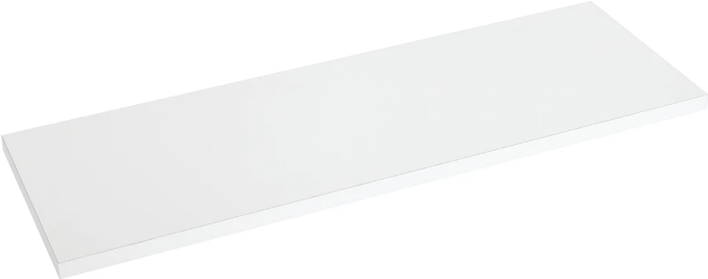 12 In. X 24 In. White All-purpose Shelf - Heavy-duty Particle Board