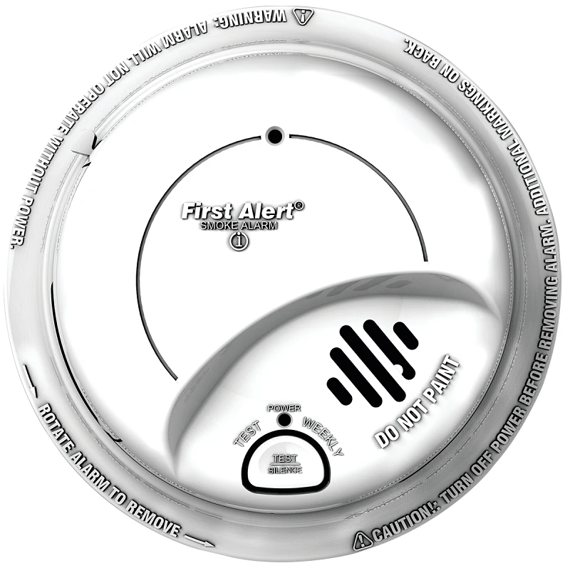 9120b6cp Hardwired 120v Ionization Smoke Alarm With Battery Backup (6-pack)