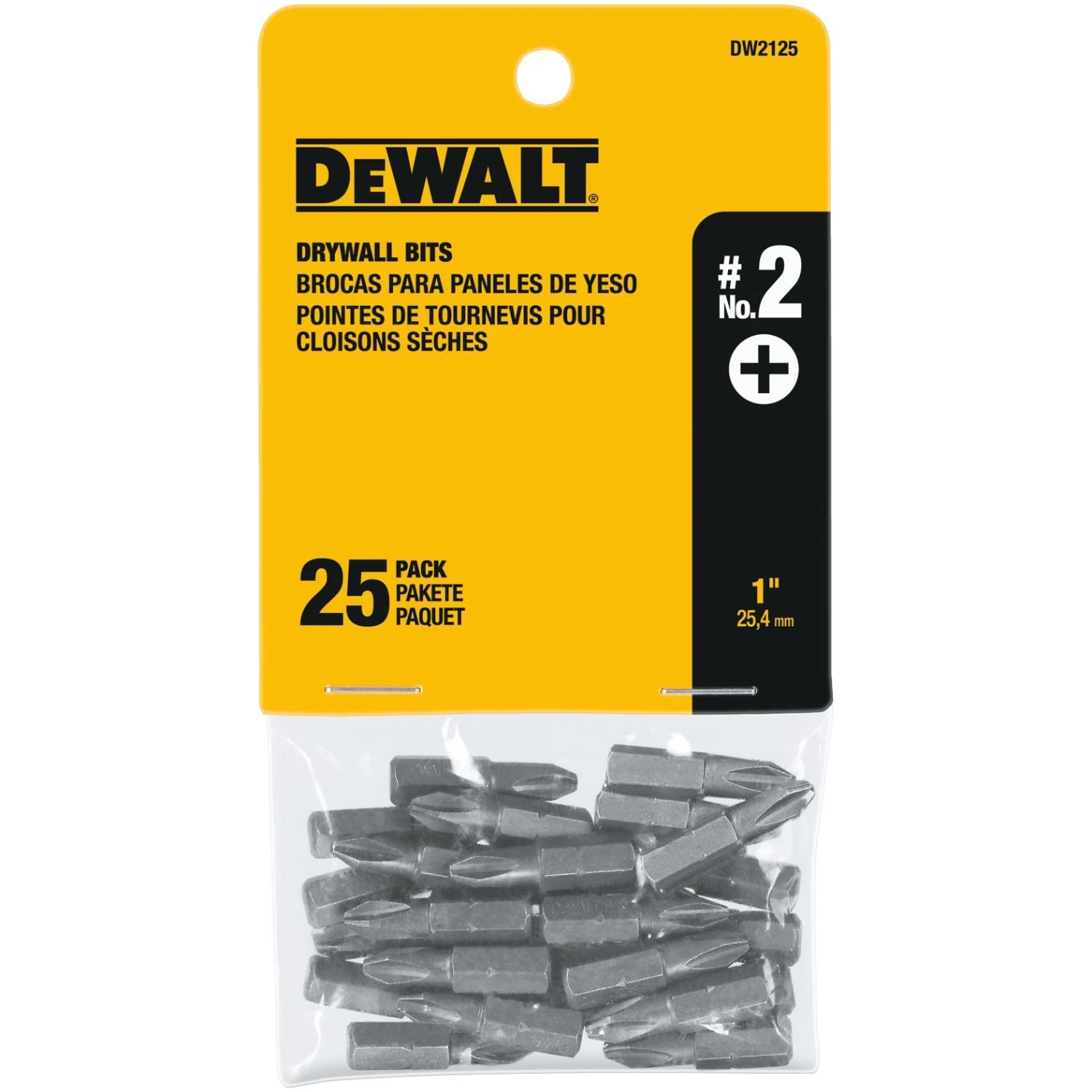 #2 Phillips Drywall Bit Tip, 25-Pk.