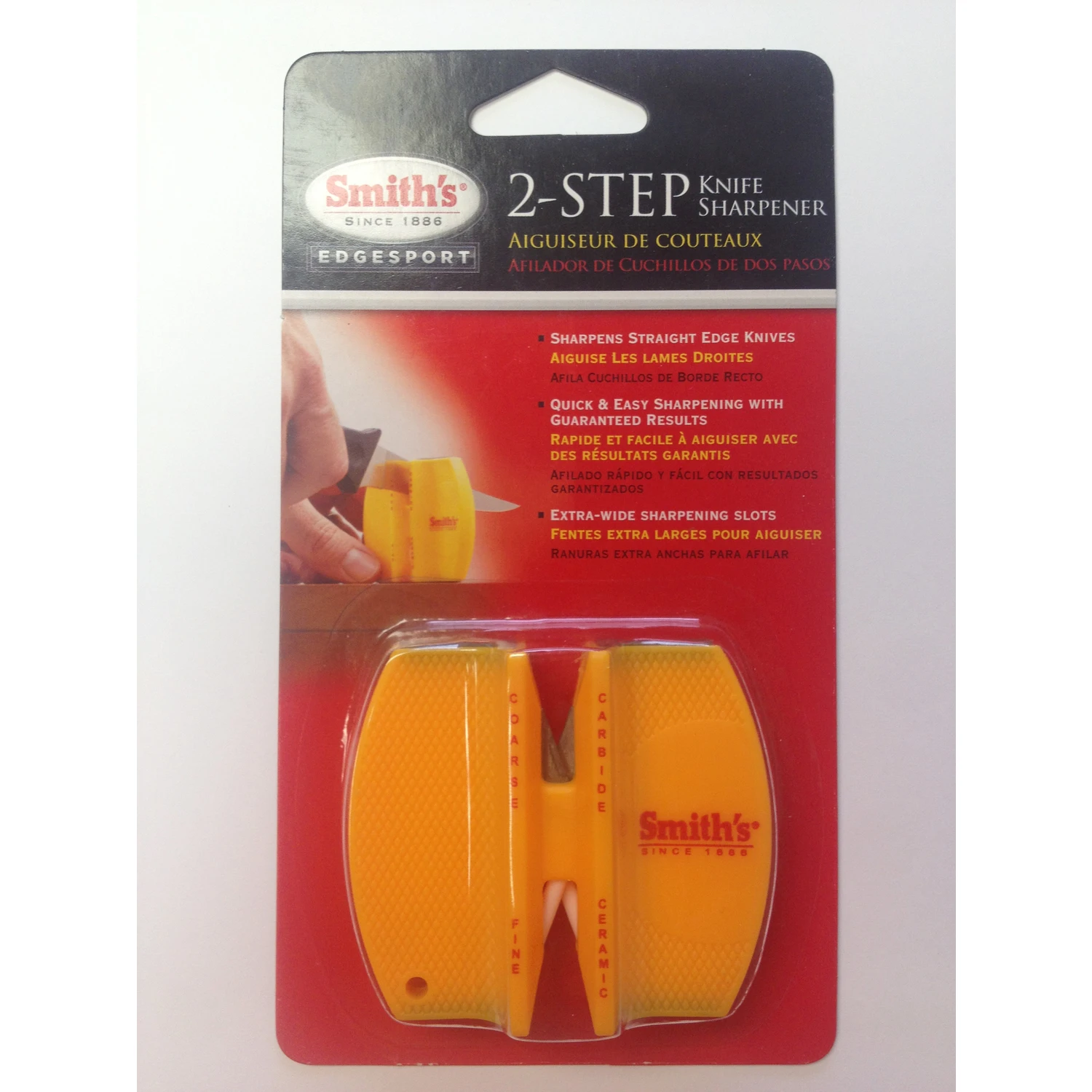 2-step Carbide/ceramic Knife Sharpener 1,500 Grit Model Ccks