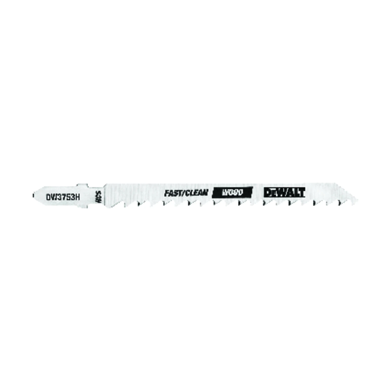 T-Shank Fast Wood-Cutting Jigsaw Blade, 4 In., 6-TPI, 5-Pk.