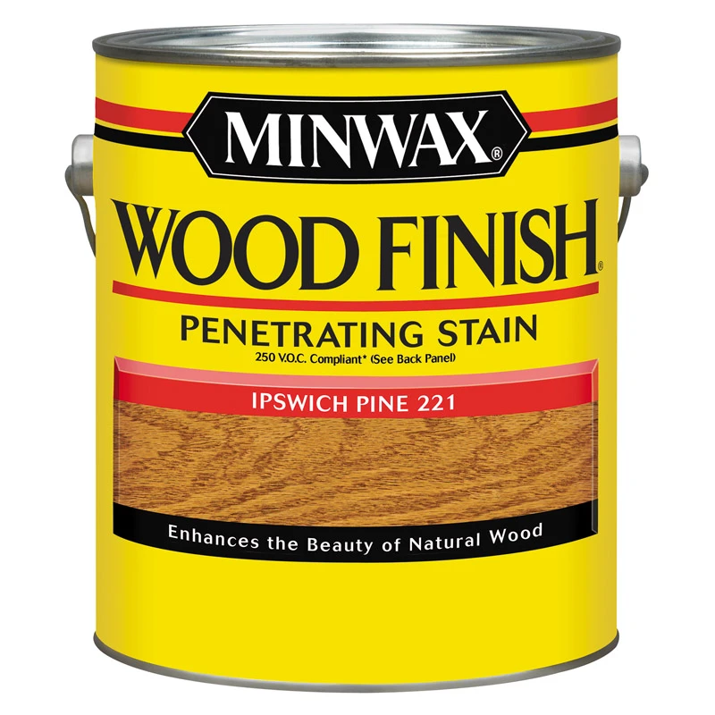 Wood Finish Voc Penetrating Stain, Ipswich Pine, 1 Gallon