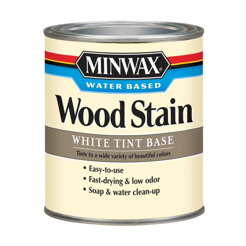 Transparent White Tint Base Water-based Acrylic Wood Stain 1 Quart