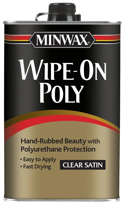 Warm Satin Wipe-on Interior Polyurethane, 1 Pint - Durable Oil-based Finish