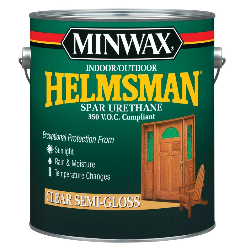 Helmsman Voc Semi-gloss Spar Urethane Varnish, 1 Gallon For Indoor/outdoor Use