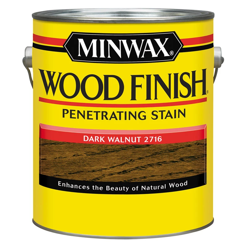 Wood Finish Dark Walnut Oil-based Stain, 1 Gallon For Interior Use