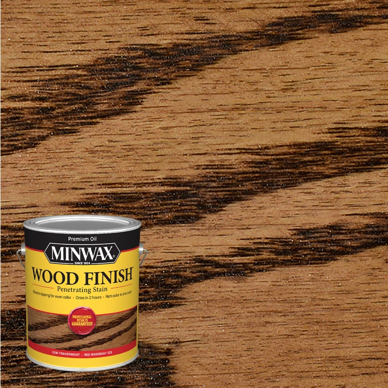 Wood Finish Penetrating Stain, Red Mahogany, 1 Gallon - Oil-based