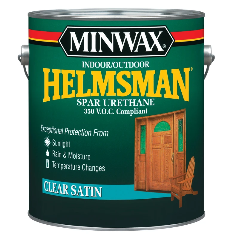 Helmsman Voc Satin Spar Urethane Varnish, 1 Gallon For Indoor/outdoor Use