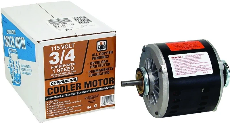 Dial 3/4 Hp 1-speed Residential Replacement Cooler Motor, Model 2205