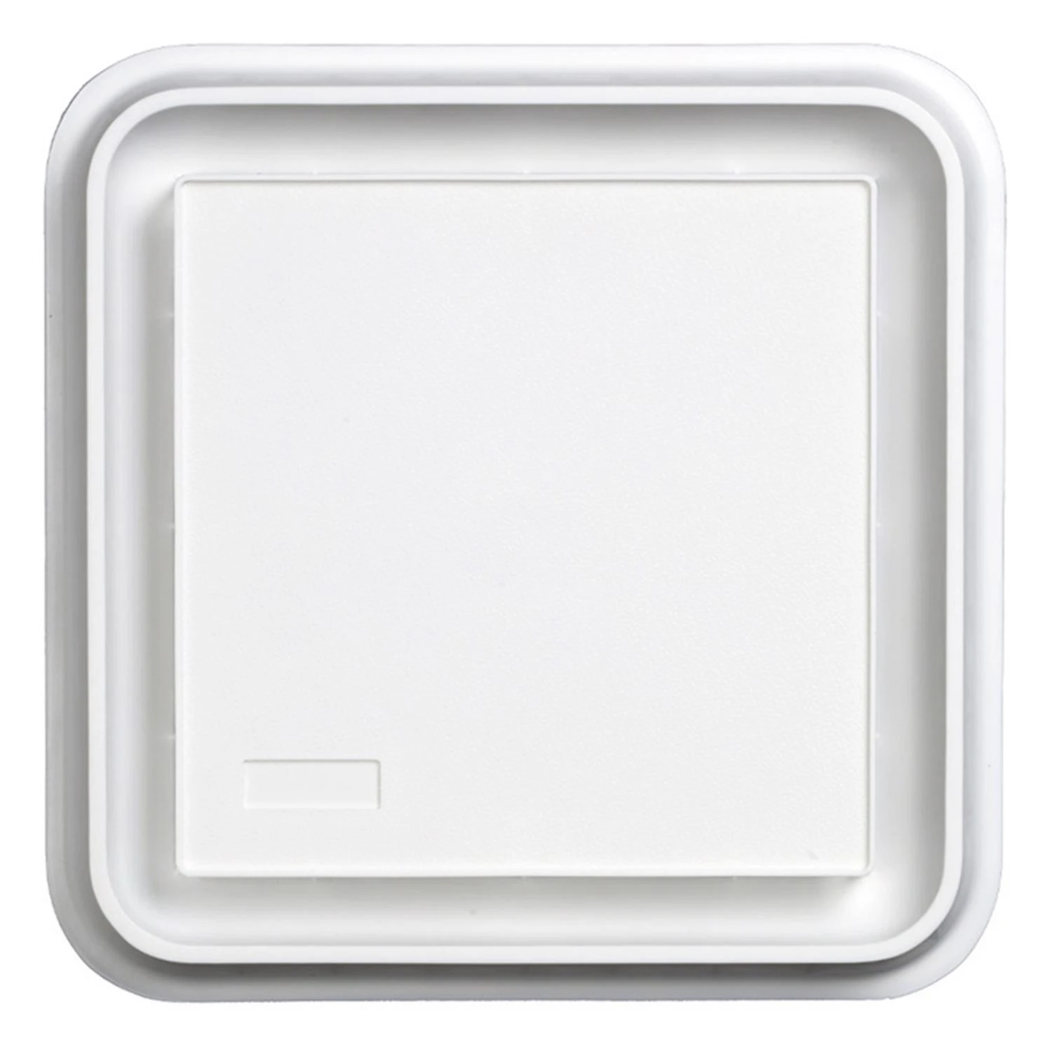 Bp20 Bathroom Exhaust Fan Grille, 10" X 10", White Plastic