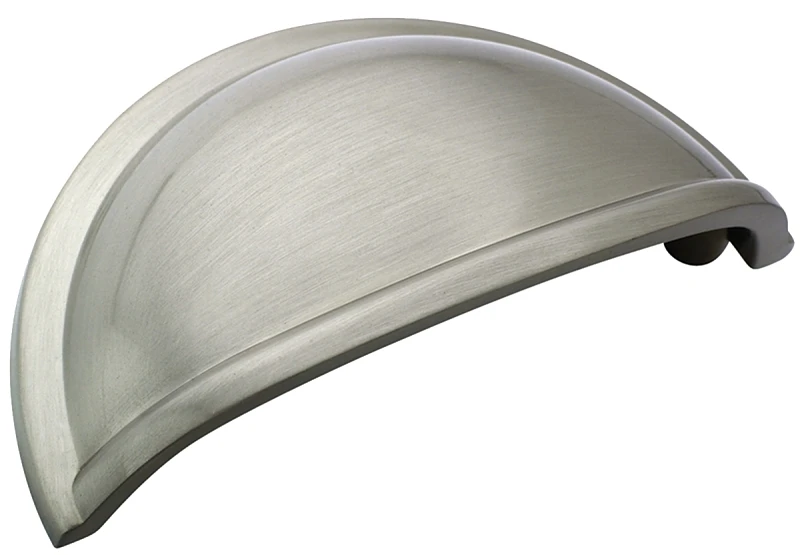 Nickel Finish Cabinet Pull Handles, 3 Inch Length, Pack of 5