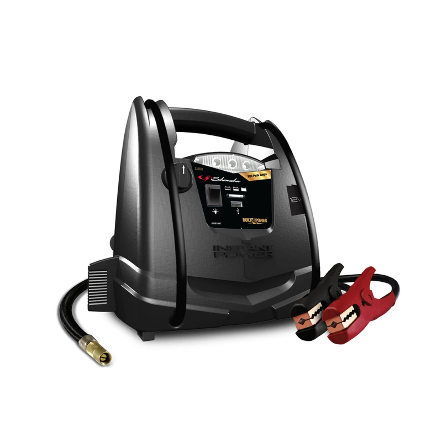 750 Amp Peak Jump Starter and Portable Power Supply with Built-In Air Compressor