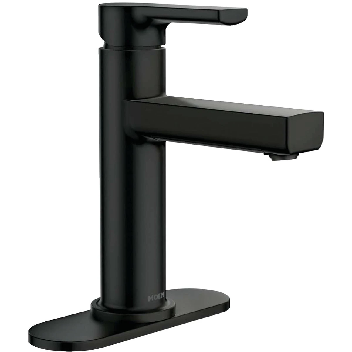 Rinza Matte Black 1-handle Lever Centerset Bathroom Faucet 84627bl