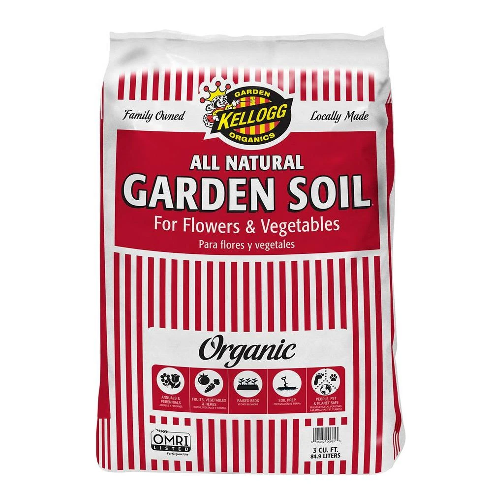 3-cu. Ft. All-natural Garden Soil For Flowers And Vegetables