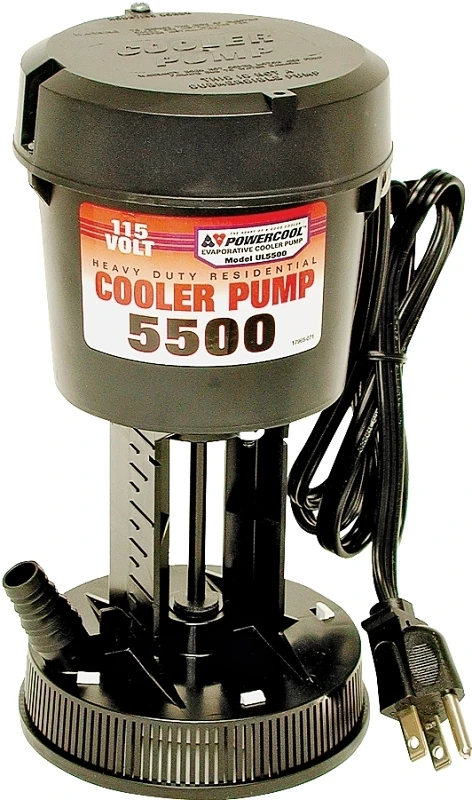 Evaporative Cooler Pump with 2 Coil Concentric Motor, 245 Gallons Per Hour Flow Rate