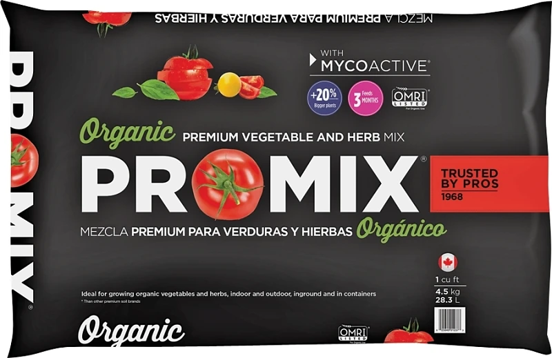 Pro-mix Ultimate 1 Cu. Ft. Organic Vegetable & Herb Garden Soil - Model 1010051rg