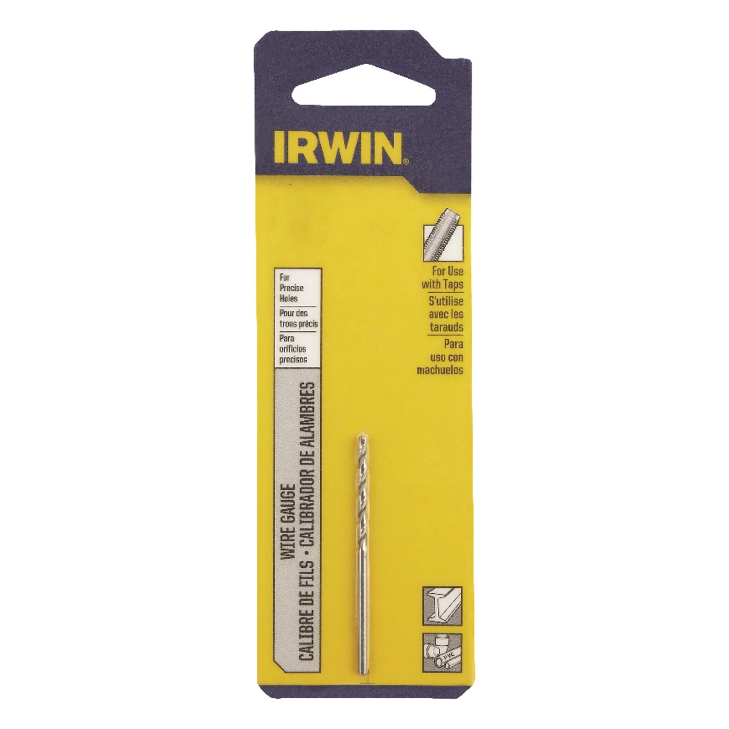 Irwin 2 in. L High Speed Steel Wire Gauge Bit 1 pc.