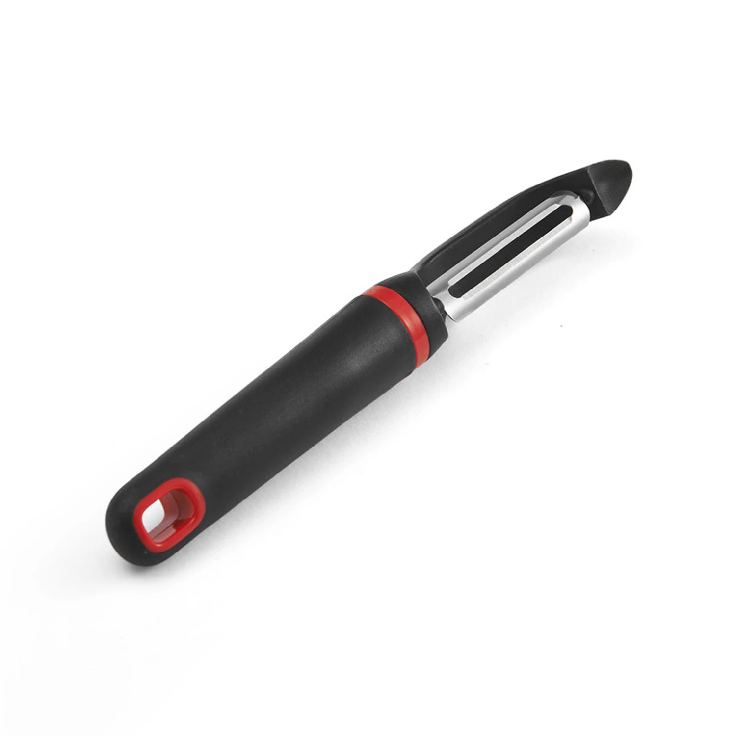 Farberware Classic Black Euro Vegetable Peeler, 7.48" Stainless Steel Blade