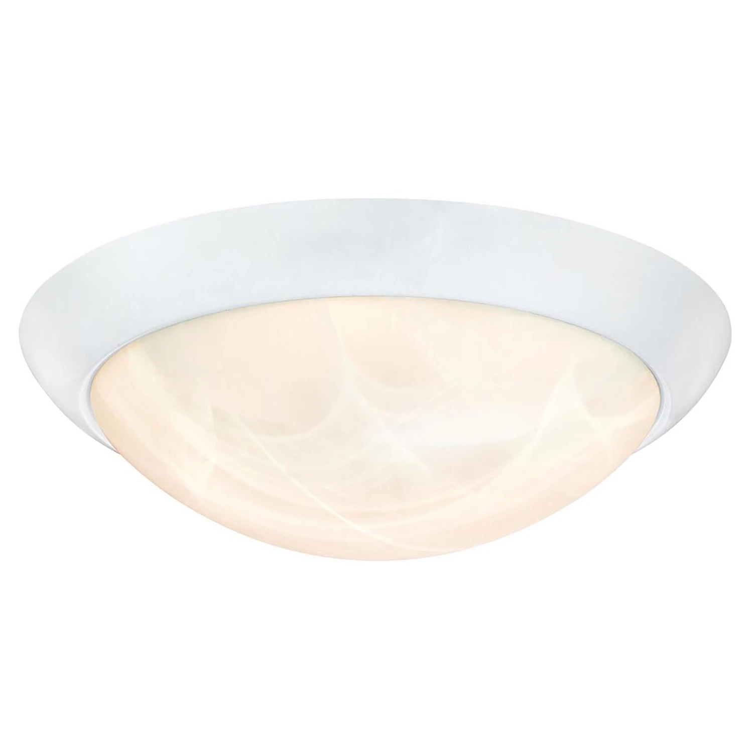 11-Inch White Flush Mount LED Light with White Lens, 1100 Lumens, 5-Watt