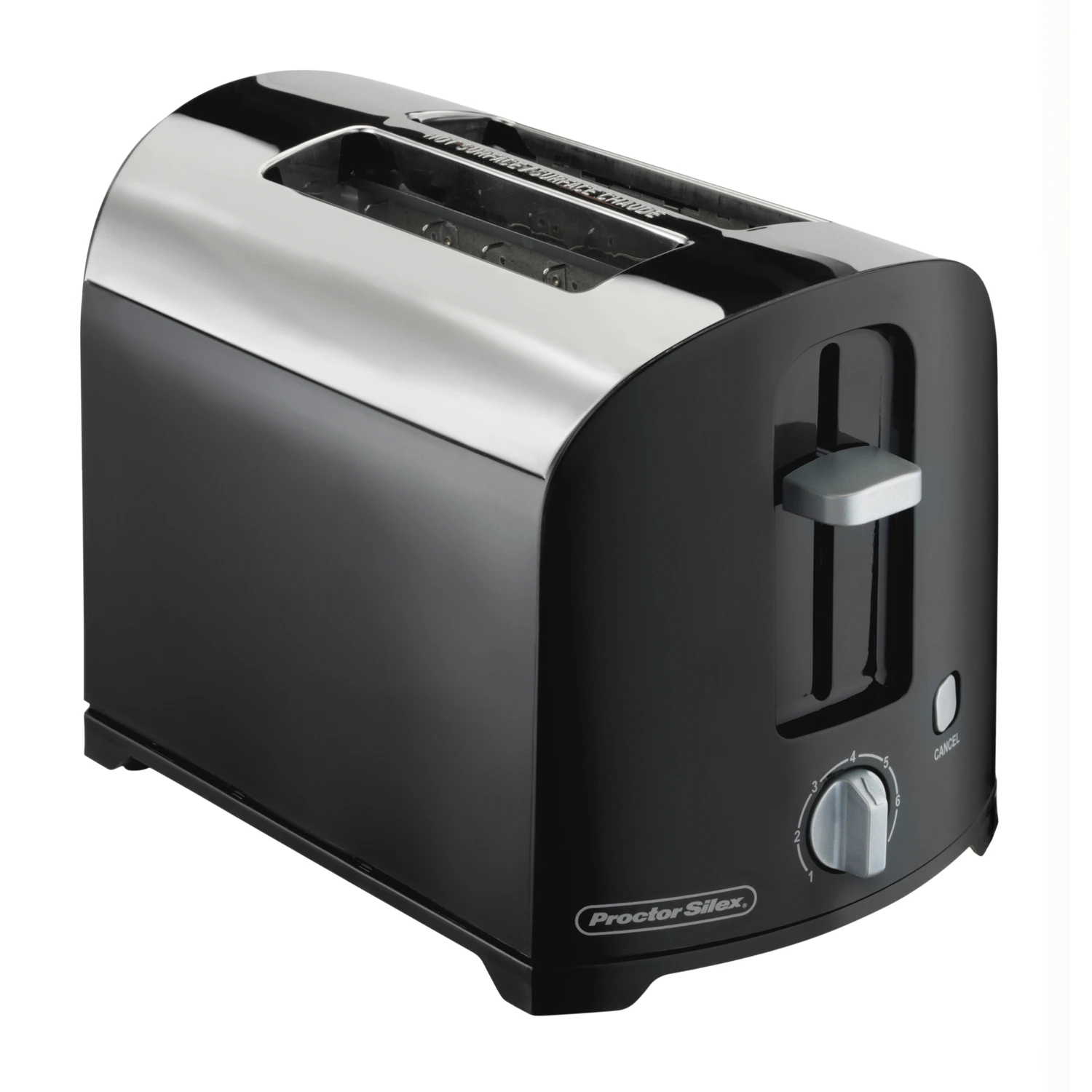 2-slice Plastic Black Toaster 7 In. H X 5.8 In. W X 11.3 In. D