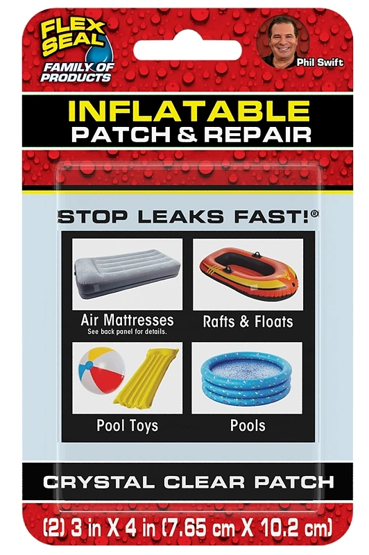 Flex Seal Family of Products Inflatable Patch & Repair 3 in. H X 4 in. L