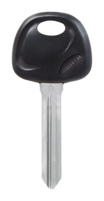 Automotive Key Blank Hy-17p Double Sided For Hyundai - Black/silver