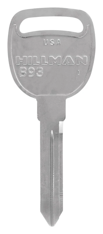 HILLMAN Traditional Key Automotive Key Blank B93 Double For GM