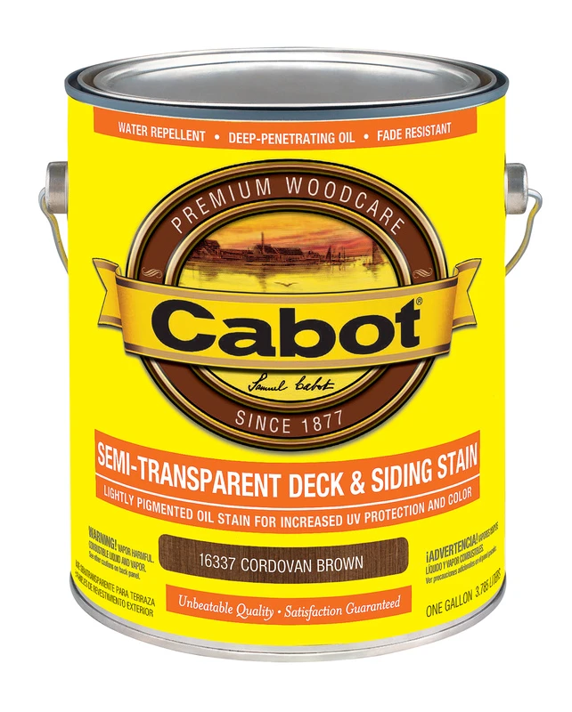 Semi-transparent Low Voc Cordovan Brown Oil-based Deck And Siding Stain 1 Gallon
