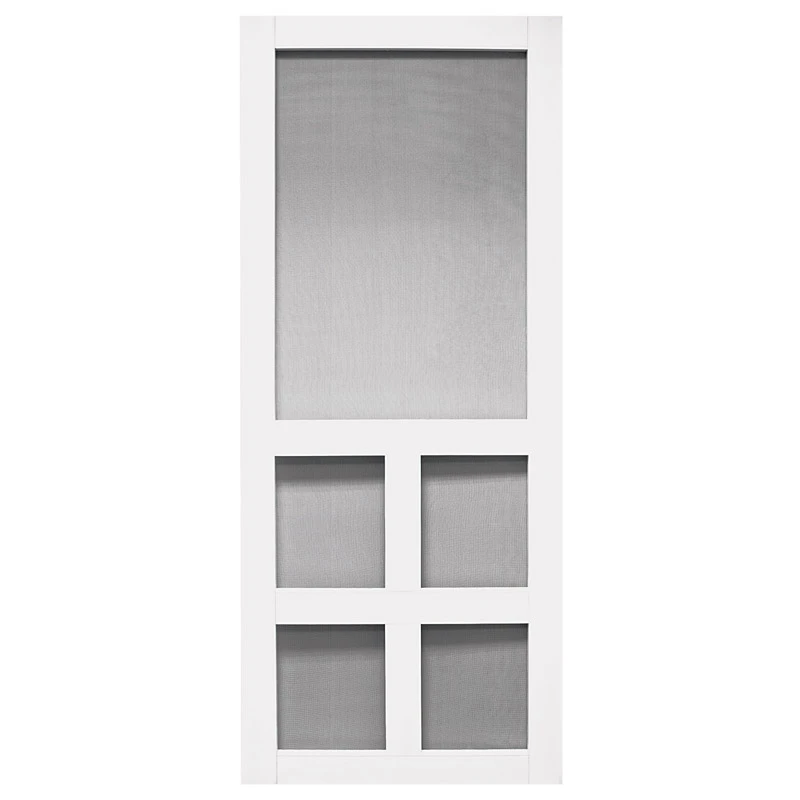 Vermont 80 In. H X 36 In. W White Vinyl/wood Screen Door