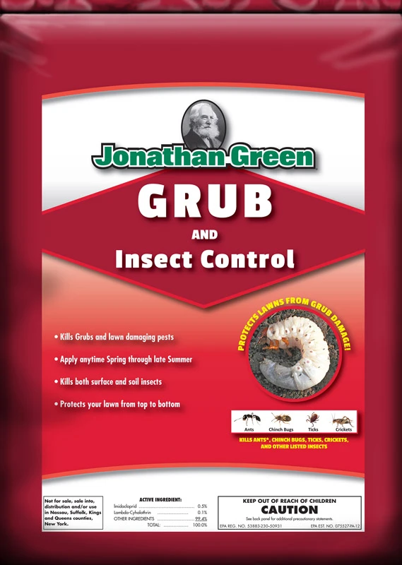 Grub and Insect Control Treatment for 5,000 Square Feet Coverage