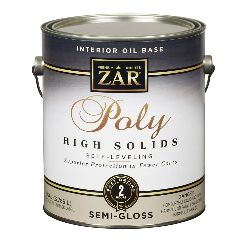 High Solids Interior Polyurethane Semi-Gloss Finish Gallon