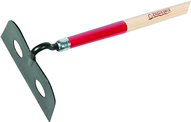 Forged Mortar Hoe with 10 Inch Wood Handle for Masonry and Concrete Mixing