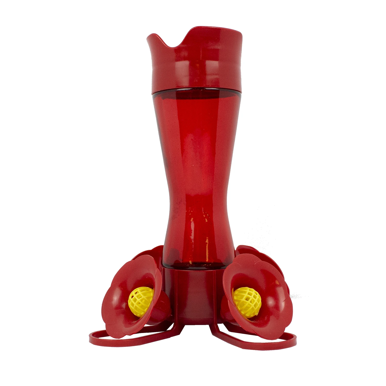 8 Oz. Plastic Hummingbird Feeder With 4 Ports And Ant Moat